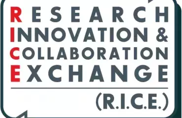 Research Innovation & Collaboration Exchange logo with RICE in red