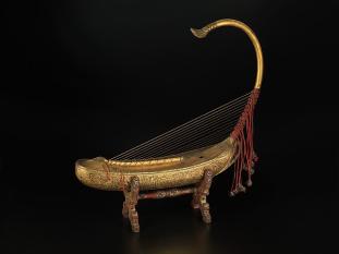 Saung-Gauk. 19th Century. Burmese harp.