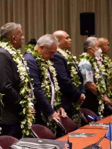 Pacific Island leaders at PICL 2022